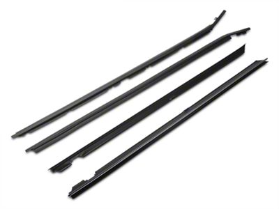 Inner and Outer Door Belt Weatherstrip Kit (81-86 Mustang Coupe, Hatchback)
