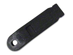 Inner Seat Belt Sleeve; Black (79-89 Mustang)