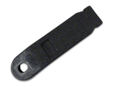 Inner Seat Belt Sleeve; Black (79-89 Mustang)