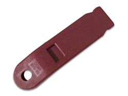 OPR Inner Seat Belt Sleeve; Red (79-89 Mustang)