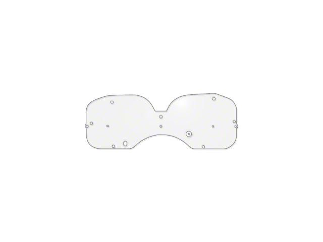 Drake Muscle Cars Instrument Cover; Clear Lens (79-86 Mustang)