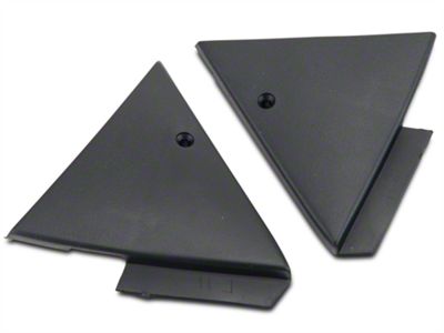 Interior Power Mirror Mount Cover Panels (87-93 Mustang)
