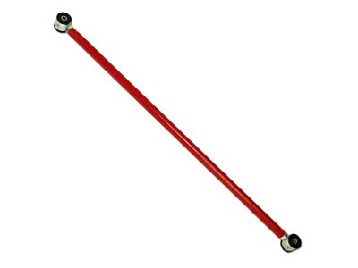 J&M Adjustable Aluminum Panhard Bar; Rod Poly/Poly Ends; Red (05-14 Mustang)