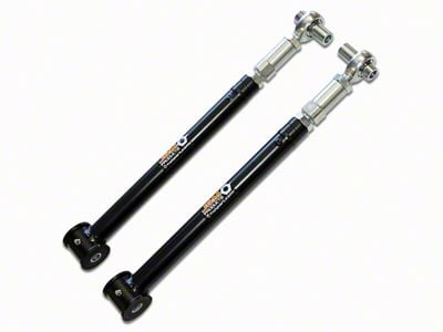 J&M Adjustable Rear Lower Control Arms; Red (05-14 Mustang)