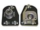 J&M Independently Caster Camber Plates; Black (79-89 Mustang)