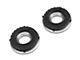 J&M Caster Camber Plates for Viking Coil-Over Struts; Black (15-24 Mustang)