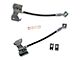 J&M Stainless Steel Telfon Brake Hose Kit; Clear Outer Cover (05-14 Mustang w/ ABS, Excluding 13-14 GT500)