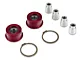 J&M Front Control Arm Spherical Caster Bushing; Red (15-24 Mustang)