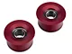 J&M Front Control Arm Spherical Caster Bushing; Red (15-24 Mustang)