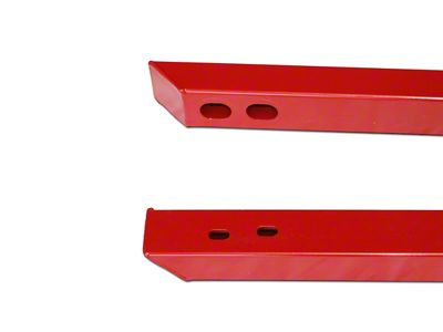 J&M Full Length Jacking Rails; Bare (15-25 Mustang Fastback)