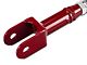 J&M IRS Adjustable Rear Toe Links; Red (15-23 Mustang)