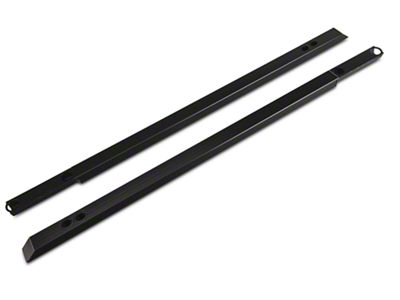 J&M IRS Support Jacking Rails; Black (15-25 Mustang)