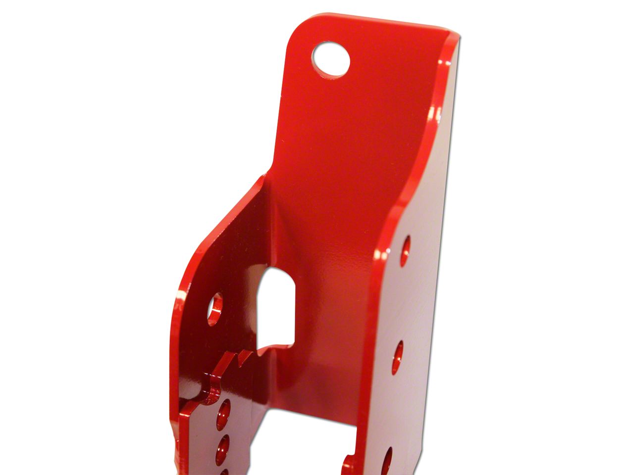 J&M Mustang Rear Lower Control Arm Relocation Brackets; Red 23885R (05