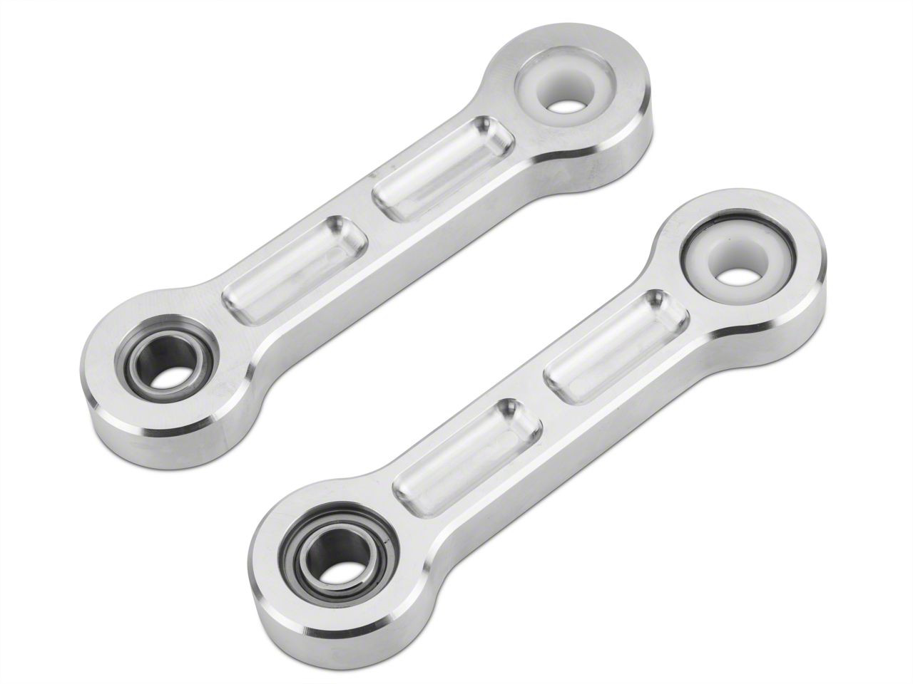 J&M Mustang Rear Vertical Links with Delrin and Spherical Bushings