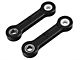 J&M Rear Vertical Links with Delrin and Spherical Bushings; Black (15-23 Mustang)