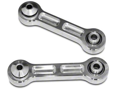 J&M Rear Vertical Links with Spherical Bearings; Bare (15-24 Mustang)