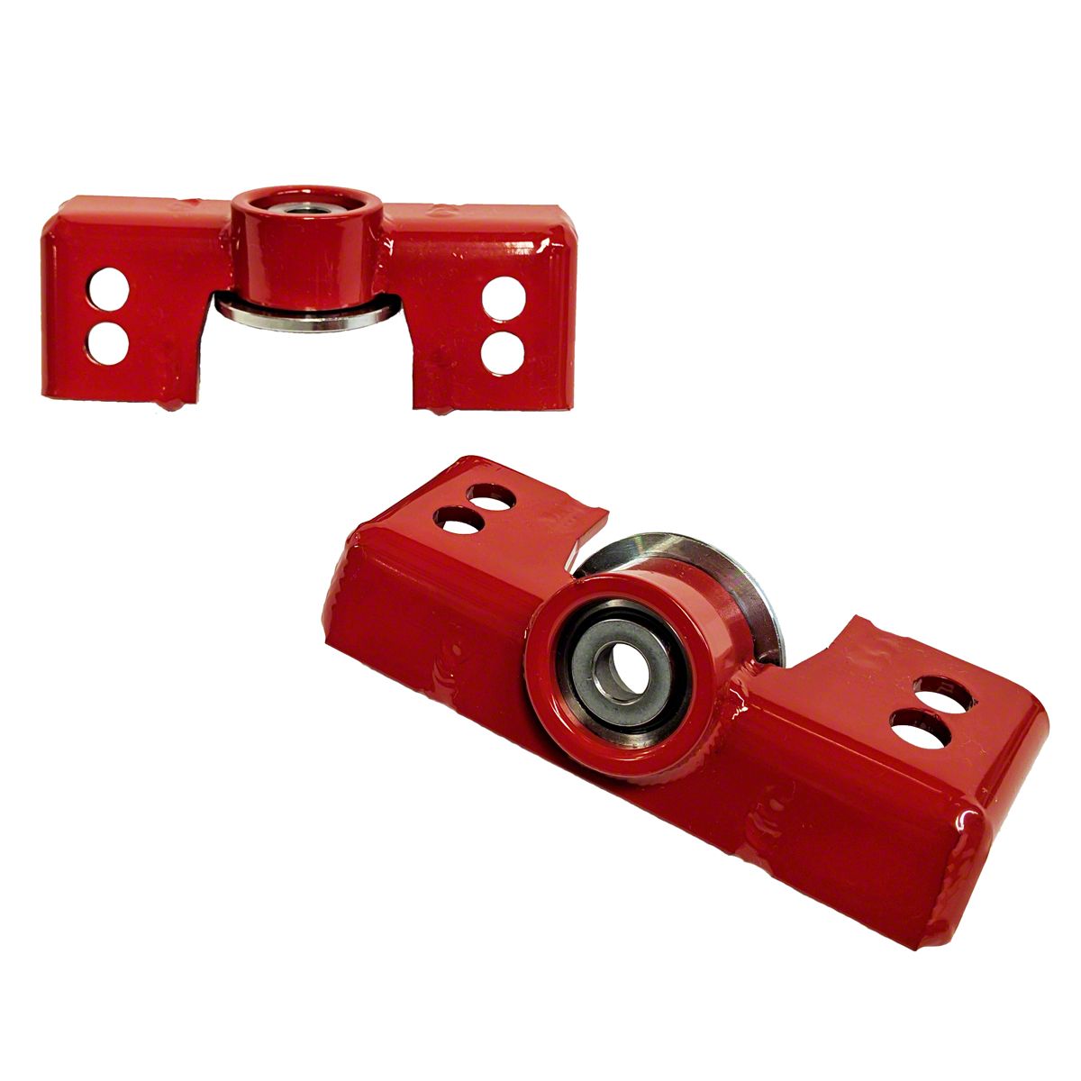 パーツ MNNTHBX Met Shock Mount J&M Mustang Rear Upper Shock Mounts for Ohlins Shocks; Red