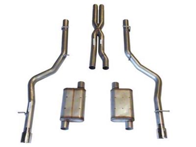 JBA Cat-Back Exhaust with Polished Tips (06-14 6.1L HEMI Charger)