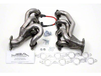 JBA 1-3/4-Inch Shorty Headers; Natural (10-15 6.2L Camaro)