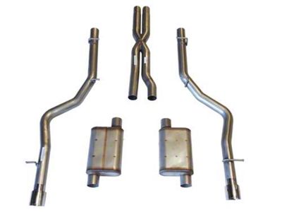 JBA Cat-Back Exhaust with Polished Tips (11-14 6.4L HEMI Charger)