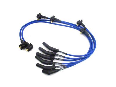 JBA 8mm Ignition Wires; Blue (94-98 Mustang V6)