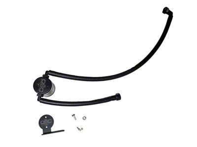 J&L 3.0 Oil Separator; Black Anodized; Passenger Side (20-25 6.2L Corvette C8 Coupe)