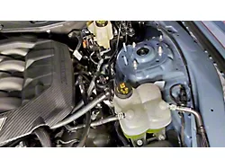 J&L 3.0 Oil Separator; Black Anodized; Passenger Side (2024 Mustang GT, Dark Horse)