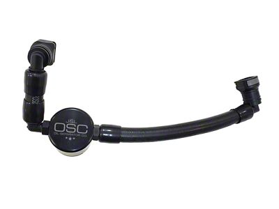 J&L 3.0 V2 Oil Separator; Black Anodized; Passenger Side (11-17 Mustang V6)