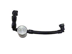 J&L 3.0 V2 Oil Separator; Clear Anodized; Passenger Side (11-17 Mustang V6)