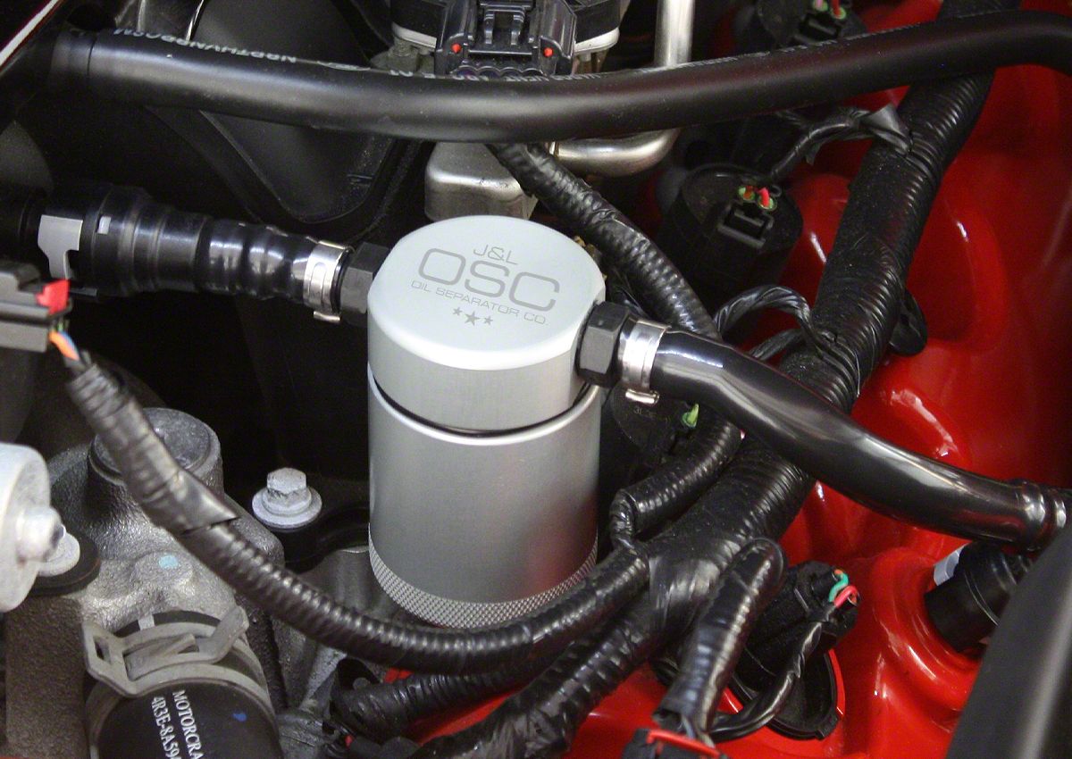 J&L Oil Separator 3.0 Driver Side (2005-2010 Mustang GT; Bullitt; Sale