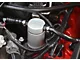 J&L 3.0 Oil Separator; Clear/Satin Anodized; Driver Side (05-10 Mustang GT)