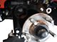 JLT Brake Cooling Kit; Black Bezels (15-17 Mustang GT, EcoBoost, V6)