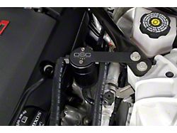 J&L 3.0 Oil Separator; Black Anodized; Driver Side (16-24 Camaro SS)