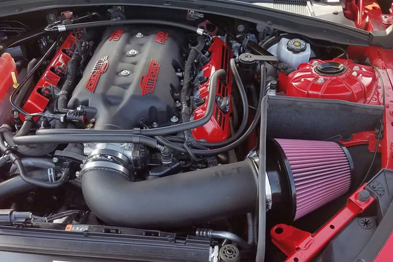 JLT Camaro Cold Air Intake with Red Oiled Filter CAIPCC1662 (1624
