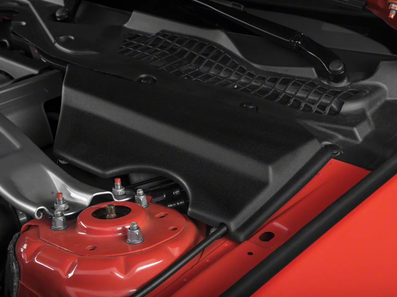 JLT Mustang Master Cylinder Cover; Textured Black JLTMCM15 (1523