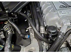 J&L 3.0 Oil Separator; Black Anodized; Passenger Side (20-22 Mustang GT500)
