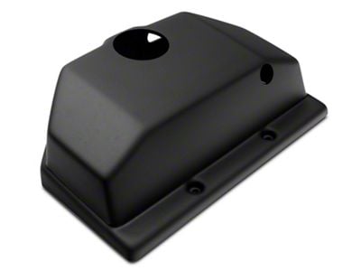 JLT Coolant Tank Cover; Textured Black (15-23 Mustang)