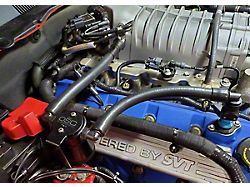 J&L 3.0 Oil Separator; Black Anodized; Passenger Side (07-14 Mustang GT500)