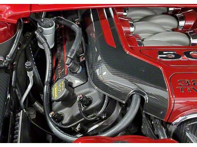 J&L 3.0 Oil Separator; Clear/Satin Anodized; Passenger Side (11-14 Mustang GT)