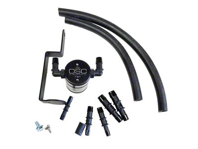 J&L 3.0 Oil Separator; Black Anodized; Passenger Side (99-04 Mustang GT, Bullitt)