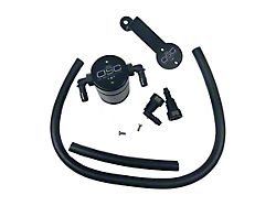 J&L 3.0 Oil Separator; Black Anodized; Passenger Side (05-10 Mustang GT)