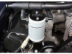 J&L 3.0 Oil Separator; Clear/Satin Anodized; Passenger Side (99-04 Mustang GT, Bullitt)
