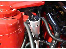 J&L 3.0 Oil Separator; Clear/Satin Anodized; Passenger Side (05-10 Mustang GT)
