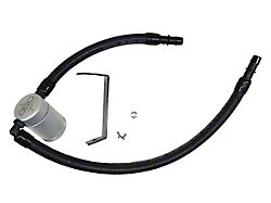 J&L 3.0 Oil Separator; Clear/Satin Anodized; Passenger Side (11-23 3.6L Challenger)