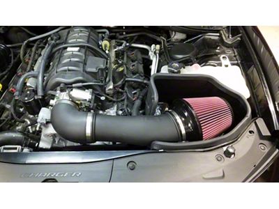 JLT Series II Cold Air Intake with Red Oiled Filter (11-23 5.7L HEMI Challenger w/o Shaker Hood)