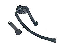 J&L 3.0 Oil Separator; Black Anodized; Passenger Side (05-10 Mustang V6)