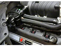 J&L 3.0 Oil Separator; Black Anodized; Passenger Side (11-17 GT w/ FRPP, Roush or VMP Supercharger)