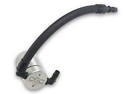 J&L 3.0 Oil Separator; Clear/Satin Anodized; Passenger Side (11-23 6.4L HEMI Challenger w/o Shaker Hood)