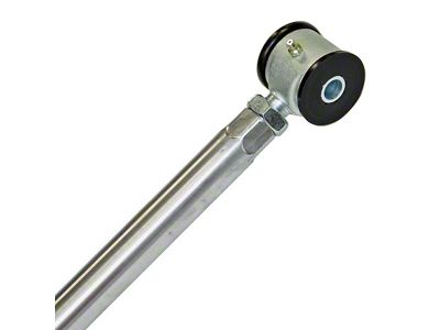 J&M Adjustable Aluminum Panhard Bar; Rod Poly/Poly Ends; Black (93-02 Camaro)