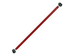J&M Adjustable Steel Panhard Bar; Rod Poly/Poly Ends; Red (93-02 Camaro)